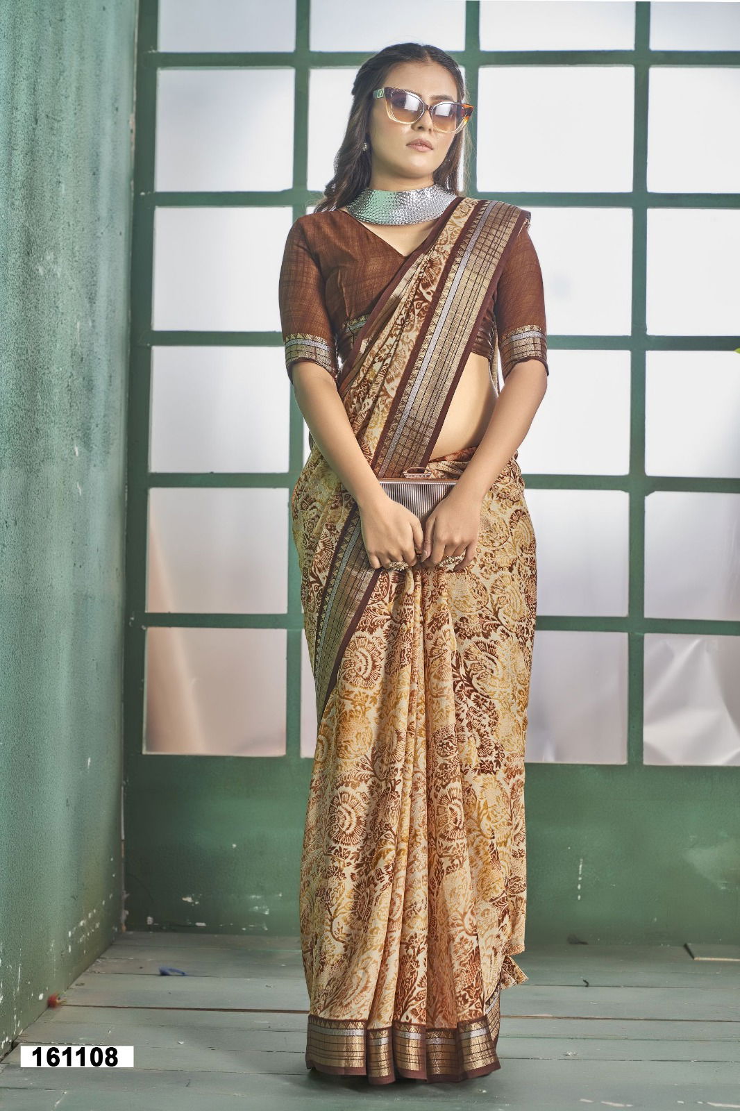 Jiya Vol 4 By Vallabhi Georgette Printed Sarees Wholesale Market In Surat
